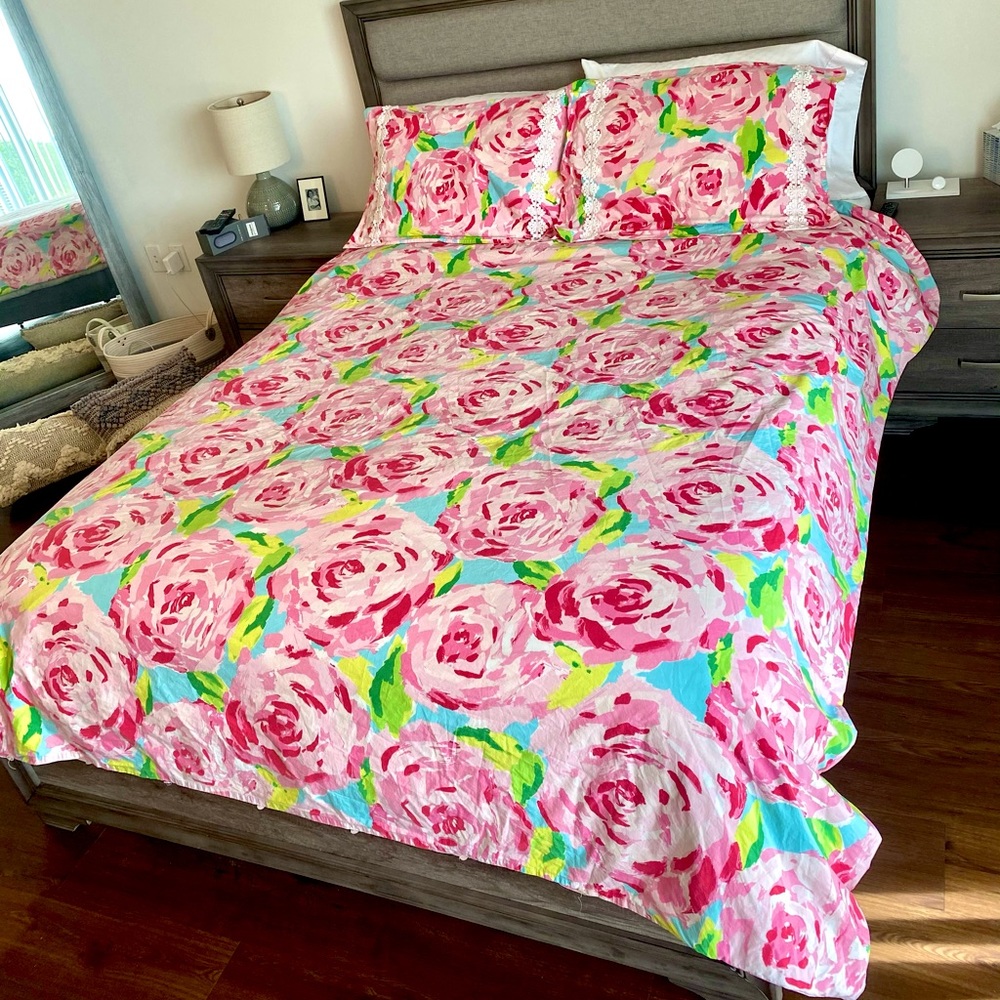 Lilly Pulitzer Full/Queen Duvet & Pillowcases